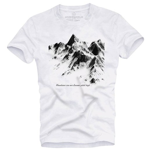 T-shirt męski UNDERWORLD Mountains ze sklepu morillo w kategorii T-shirty męskie - zdjęcie 187045949