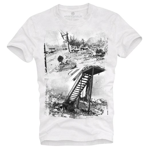 T-shirt męski UNDERWORLD Hurricane ze sklepu morillo w kategorii T-shirty męskie - zdjęcie 187046605