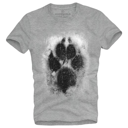 T-shirt męski UNDERWORLD Animal footprint ze sklepu morillo w kategorii T-shirty męskie - zdjęcie 187046656