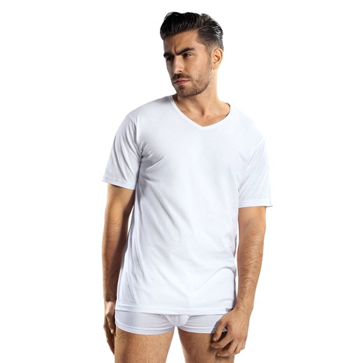Koszulka t-shirt Reviver F5572 T2 biały ze sklepu kontri.pl w kategorii T-shirty męskie - zdjęcie 187047896