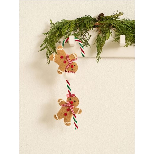 Sinsay - Dekoracje świąteczne 2 pack - brązowy ze sklepu Sinsay w kategorii Dekoracje bożonarodzeniowe - zdjęcie 187049228