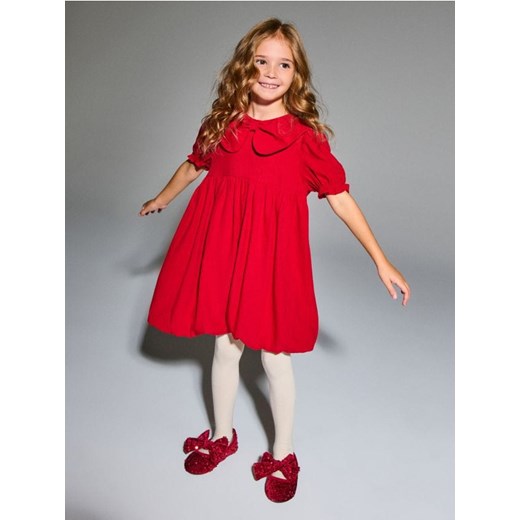 Sinsay - Sukienka babydoll - czerwony - id: 989DV-33X - marki Sinsay - 187049245 Sinsay - Sukienka babydoll - czerwony ze sklepu Sinsay w kategorii Sukienki dziewczęce - zdjęcie 187049245