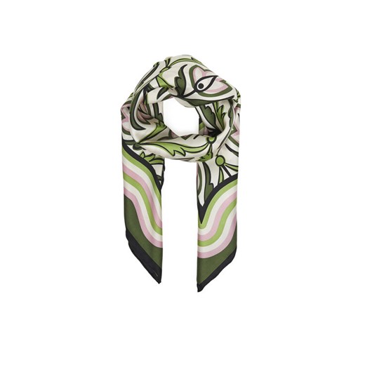 Szal Weekend Max Mara Onesto 2515541094650 Zielony ze sklepu eobuwie.pl w kategorii Szaliki i chusty damskie - zdjęcie 187051637