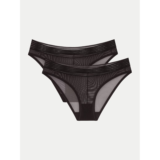 Triumph Komplet fig Tempting Sheer 10218591 Czarny Triumph L MODIVO