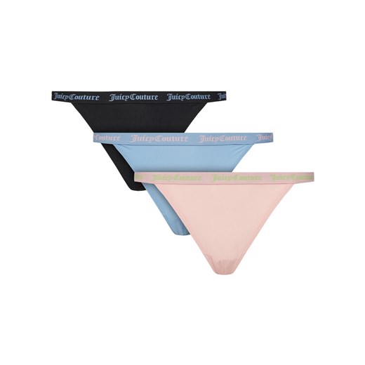 Juicy Couture Komplet stringów JCTTH125982 Kolorowy ze sklepu MODIVO w kategorii Majtki damskie - zdjęcie 187051845