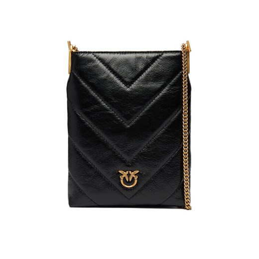 PINKO Torebka Flat Satchel AI 25-26 PCPL 105352 A2W2 Czarny - id: 8053177289961 - marki Pinko - 187051869 PINKO Torebka Flat Satchel AI 25-26 PCPL 105352 A2W2 Czarny ze sklepu MODIVO w kategorii Kopertówki - zdjęcie 187051869