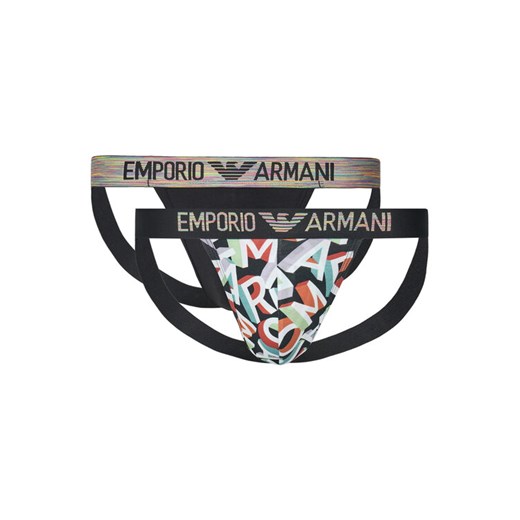 Emporio Armani Underwear Komplet slipów Jock Strap EM000257 AF10798 MC104 Kolorowy ze sklepu MODIVO w kategorii Majtki męskie - zdjęcie 187051879