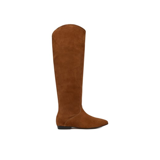 Badura Kozaki EO-CELIA-60504-25 Brązowy ze sklepu MODIVO w kategorii Kozaki damskie - zdjęcie 187051897