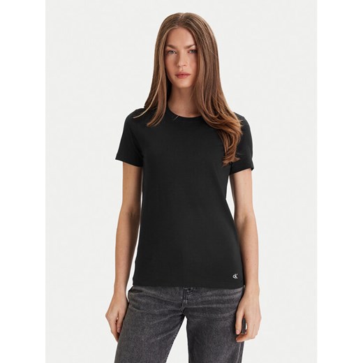 Calvin Klein Underwear Komplet t-shirtów LV00QS7485 Czarny Regular Fit ze sklepu MODIVO w kategorii Bluzki damskie - zdjęcie 187051907