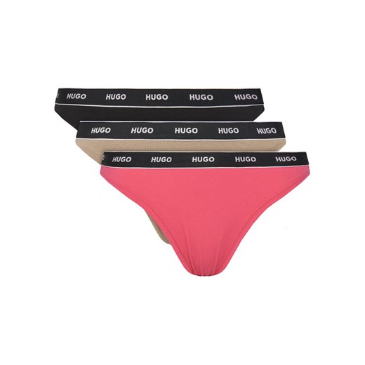 HUGO Komplet stringów 50480150 Kolorowy ze sklepu MODIVO w kategorii Majtki damskie - zdjęcie 187051938