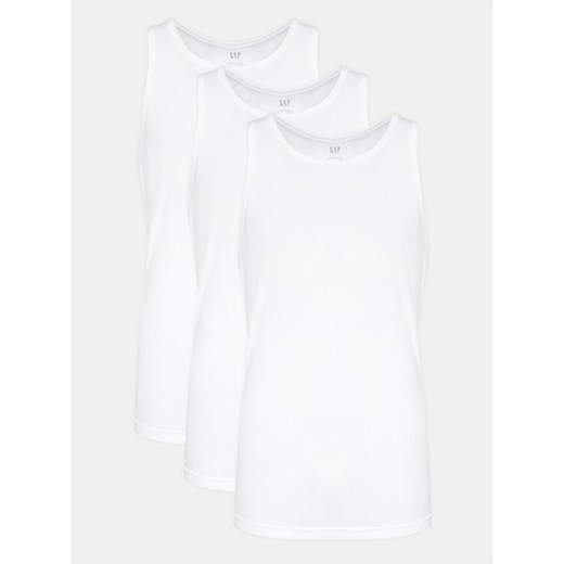 Gap Komplet tank topów 483958-00 Biały Regular Fit - id: 0000304986482 - marki Gap - 187051958 Gap Komplet tank topów 483958-00 Biały Regular Fit ze sklepu MODIVO w kategorii T-shirty męskie - zdjęcie 187051958
