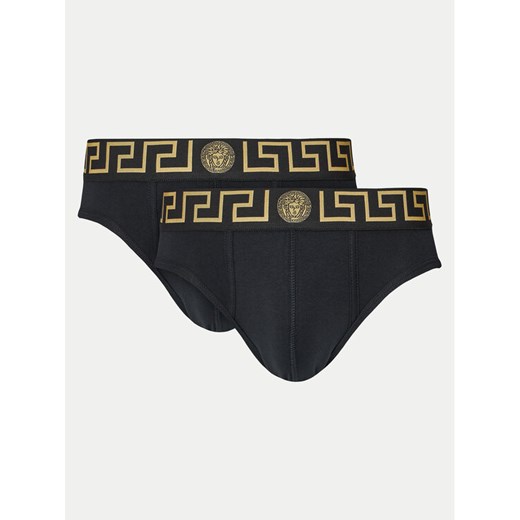 Versace Komplet slipów AU10180 1A10011 Czarny - id: 0000304606410 - marki Versace - 187052008 Versace Komplet slipów AU10180 1A10011 Czarny ze sklepu MODIVO w kategorii Majtki męskie - zdjęcie 187052008