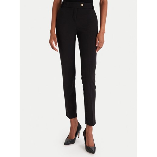 Rinascimento Chinosy CFC0126226003 Czarny Slim Fit ze sklepu MODIVO w kategorii Spodnie damskie - zdjęcie 187052017