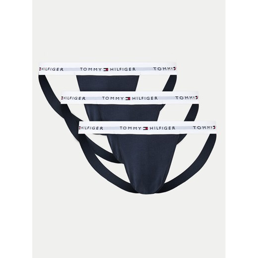 Tommy Hilfiger Komplet slipów Jock Strap UM0UM03377 Granatowy ze sklepu MODIVO w kategorii Majtki męskie - zdjęcie 187052027
