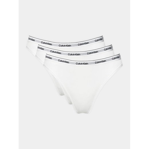 Calvin Klein Underwear Komplet stringów 000QD5209E Biały ze sklepu MODIVO w kategorii Majtki damskie - zdjęcie 187052097