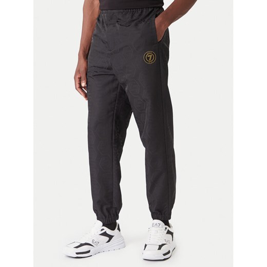 EA7 Emporio Armani Spodnie dresowe 7M000264 AF13722 UC001 Czarny Modern Fit ze sklepu MODIVO w kategorii Spodnie męskie - zdjęcie 187052149