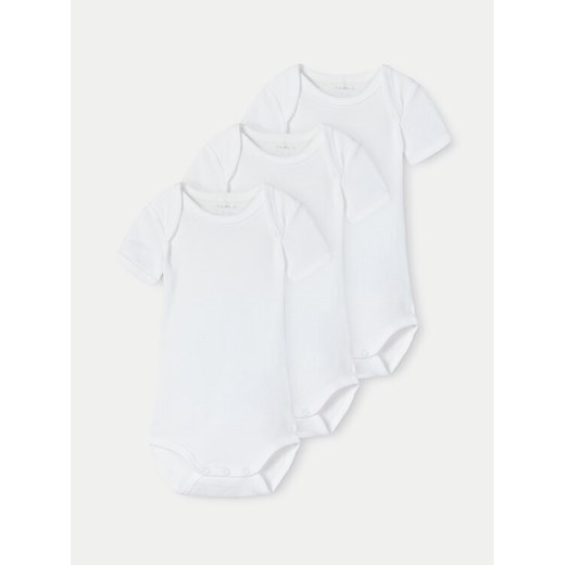 NAME IT Komplet body 13242195 Biały Regular Fit ze sklepu MODIVO w kategorii Body niemowlęce - zdjęcie 187052196