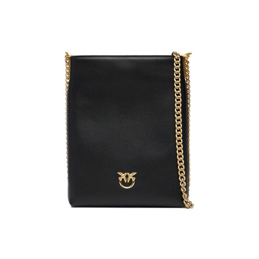 PINKO Torebka Flat Satchel AI 25-26 PCPL 105352 A0QO Czarny ze sklepu MODIVO w kategorii Kopertówki - zdjęcie 187052205