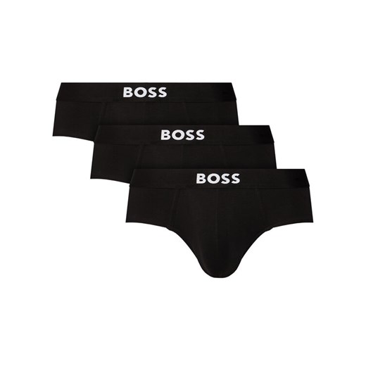 BOSS Komplet slipów Hipbr 3P Boss One 50546561 Czarny ze sklepu MODIVO w kategorii Majtki męskie - zdjęcie 187052258
