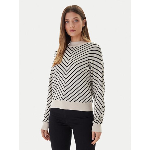 Vero Moda Sweter Capricorn 10331893 Beżowy Regular Fit - id: 0000305537225 - marki Vero Moda - 187052266 Vero Moda Sweter Capricorn 10331893 Beżowy Regular Fit ze sklepu MODIVO w kategorii Swetry damskie - zdjęcie 187052266