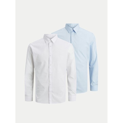 Jack & Jones Komplet koszul Joe 12182995 Kolorowy Slim Fit ze sklepu MODIVO w kategorii Koszule męskie - zdjęcie 187052306