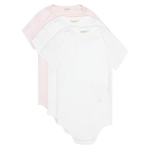 United Colors Of Benetton Komplet body dziecięcych 3GI70B079 Różowy ze sklepu MODIVO w kategorii Body niemowlęce - zdjęcie 187052308
