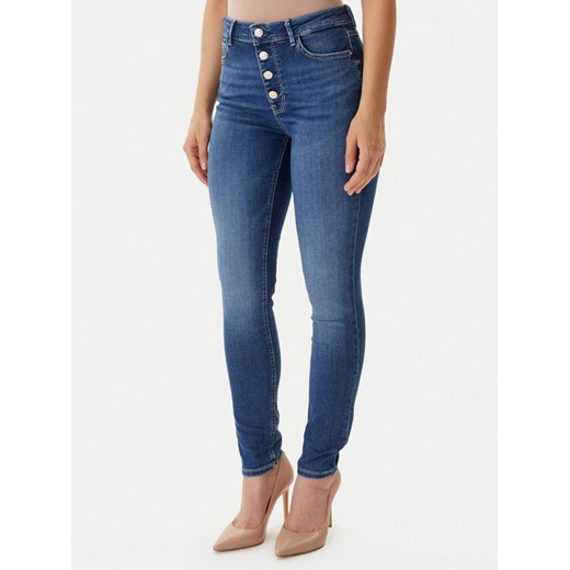 Guess Jeansy W5BA28 D0793 Niebieski Skinny Fit ze sklepu MODIVO w kategorii Jeansy damskie - zdjęcie 187052336
