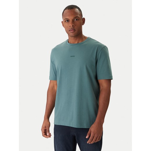 BOSS T-Shirt Tchup 50473278 Zielony Relaxed Fit ze sklepu MODIVO w kategorii T-shirty męskie - zdjęcie 187052417