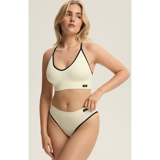 Esotiq majtki z wysokim stanem Bloovii Arlan 43826-01X, Kolor kremowy, Rozmiar L, BLOOVII ze sklepu Primodo w kategorii Majtki damskie - zdjęcie 187056709