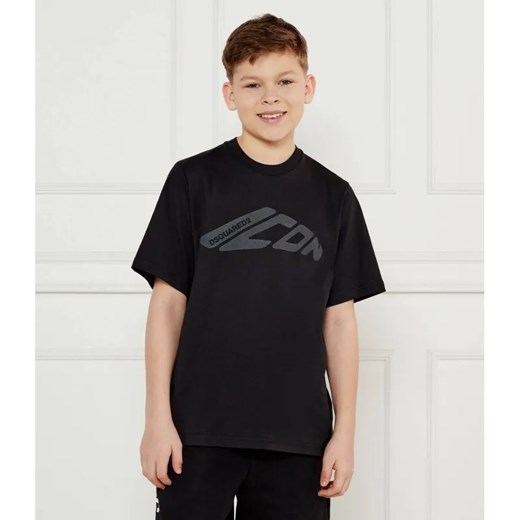 Dsquared2 T-shirt | Loose fit ze sklepu Gomez Fashion Store w kategorii Bluzki dziewczęce - zdjęcie 187057626