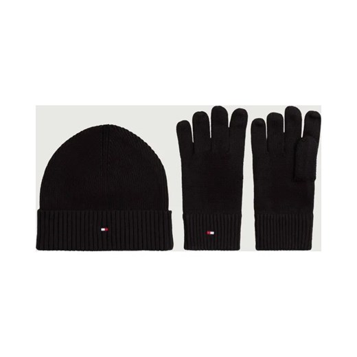 Tommy Hilfiger Czapka + rękawiczki | z dodatkiem kaszmiru ze sklepu Gomez Fashion Store w kategorii Czapki zimowe męskie - zdjęcie 187057717