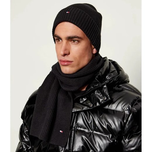 Tommy Hilfiger Szal + czapka | z dodatkiem kaszmiru ze sklepu Gomez Fashion Store w kategorii Czapki zimowe męskie - zdjęcie 187057729