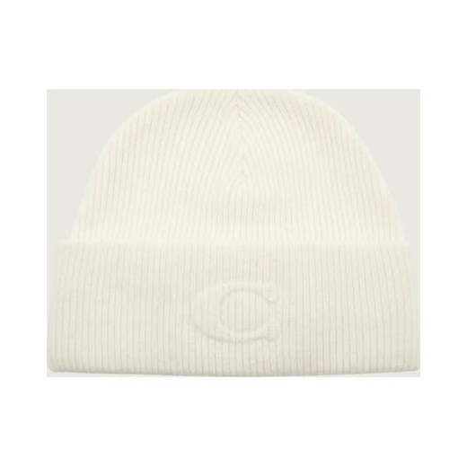 Coach Wełniana czapka EMBOSSED C ze sklepu Gomez Fashion Store w kategorii Czapki zimowe damskie - zdjęcie 187057736