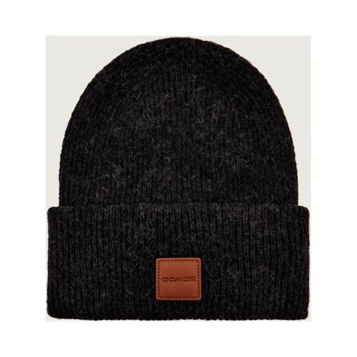 Coach Wełniana czapka | z dodatkiem skóry ze sklepu Gomez Fashion Store w kategorii Czapki zimowe damskie - zdjęcie 187057739