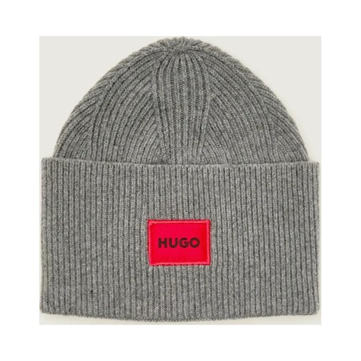 HUGO Wełniana czapka Xaff 6 ze sklepu Gomez Fashion Store w kategorii Czapki zimowe męskie - zdjęcie 187057827