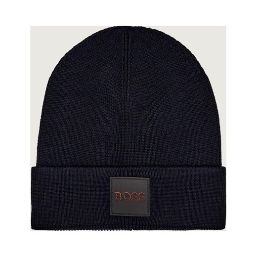 BOSS ORANGE Wełniana czapka Foxxy_R ze sklepu Gomez Fashion Store w kategorii Czapki zimowe męskie - zdjęcie 187057895
