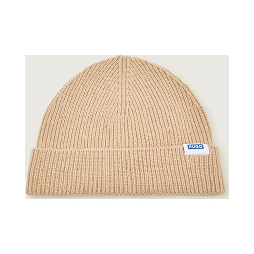 Hugo Blue Czapka Xiav | z dodatkiem wełny ze sklepu Gomez Fashion Store w kategorii Czapki zimowe męskie - zdjęcie 187057896
