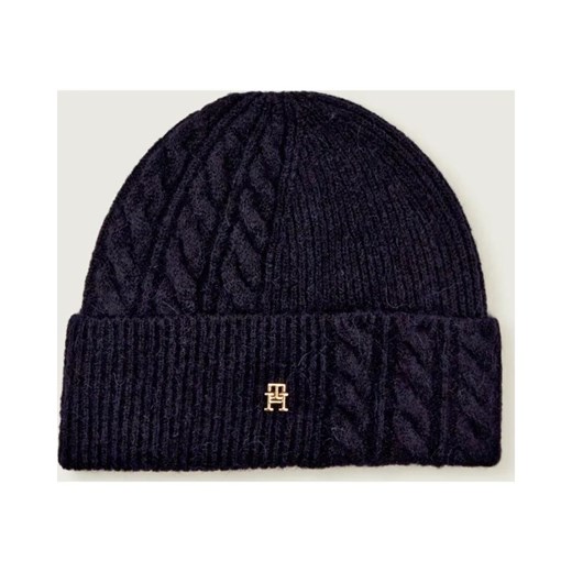 Tommy Hilfiger Czapka CHIC | z dodatkiem wełny ze sklepu Gomez Fashion Store w kategorii Czapki zimowe damskie - zdjęcie 187057939