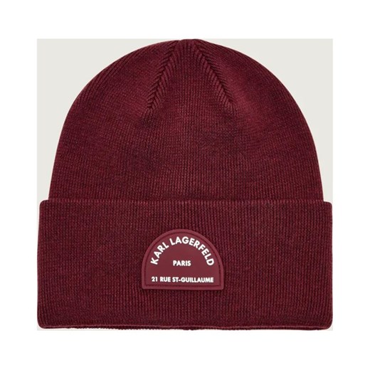 Karl Lagerfeld Czapka k/rsg | z dodatkiem wełny ze sklepu Gomez Fashion Store w kategorii Czapki zimowe damskie - zdjęcie 187057978