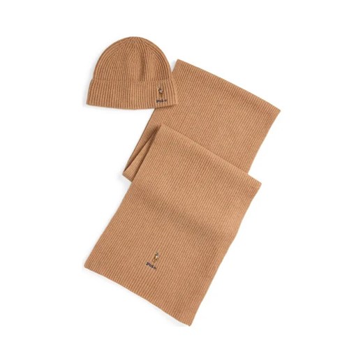POLO RALPH LAUREN Wełniany szal + czapka ze sklepu Gomez Fashion Store w kategorii Czapki zimowe damskie - zdjęcie 187058055