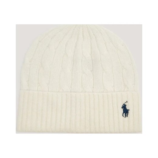 POLO RALPH LAUREN Wełniana czapka | z dodatkiem kaszmiru ze sklepu Gomez Fashion Store w kategorii Czapki zimowe damskie - zdjęcie 187058065