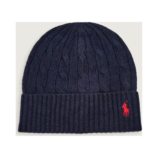 POLO RALPH LAUREN Wełniana czapka | z dodatkiem kaszmiru ze sklepu Gomez Fashion Store w kategorii Czapki zimowe damskie - zdjęcie 187058068