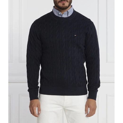 Tommy Hilfiger Sweter CLASSIC CABLE | Regular Fit ze sklepu Gomez Fashion Store w kategorii Swetry męskie - zdjęcie 187058499