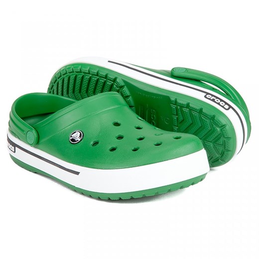 Crocs Crocband 2.5 Clog Zielony /Biały ebuty-pl zielony crocsy damskie