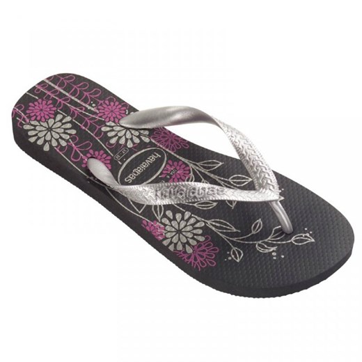 Havaianas SPRING Black ebuty-pl szary lato