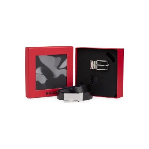 HUGO Skórzany pasek Gerry-HUGO_Gb30_ps OS okazja Gomez Fashion Store