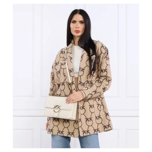 Pinko Skórzana torebka na ramię LOVE ONE Pinko OS Gomez Fashion Store