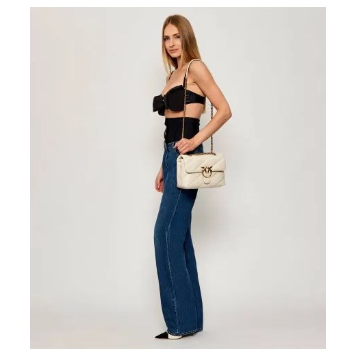 Pinko Skórzana torebka na ramię LOVE CLASSIC PUFF Pinko OS Gomez Fashion Store
