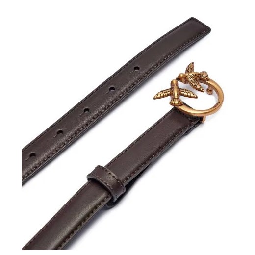 Pinko Skórzany pasek LOVE BERRY H2 Pinko M Gomez Fashion Store