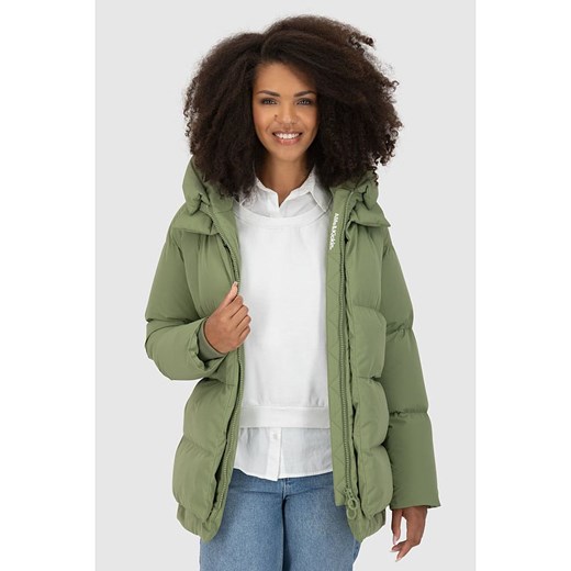 alife and kickin Kurtka zimowa &quot;LykkeAK&quot; w kolorze khaki ze sklepu Limango Polska w kategorii Kurtki damskie - zdjęcie 187188017